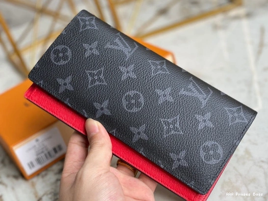 AAA Pruses Bags VUITTON LOUIS BRAZZA WALLET 0731
